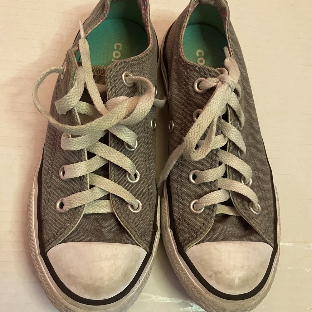 Converse all star low gray size 13 preowned